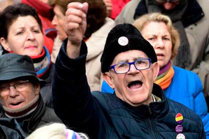 Miles de pensionistas claman en todo el país por un sistema de pensiones digno