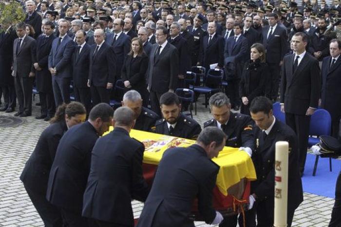 Funeral por los dos policías asesinados en Afganistán