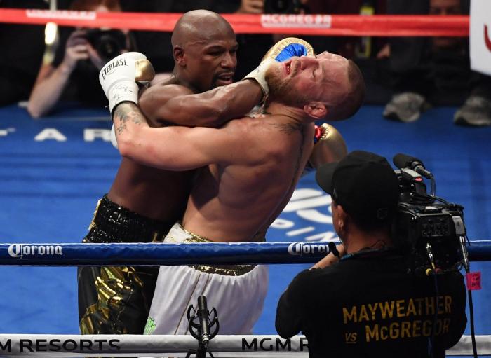 Mayweather - McGregor: las brutales imágenes del combate del siglo