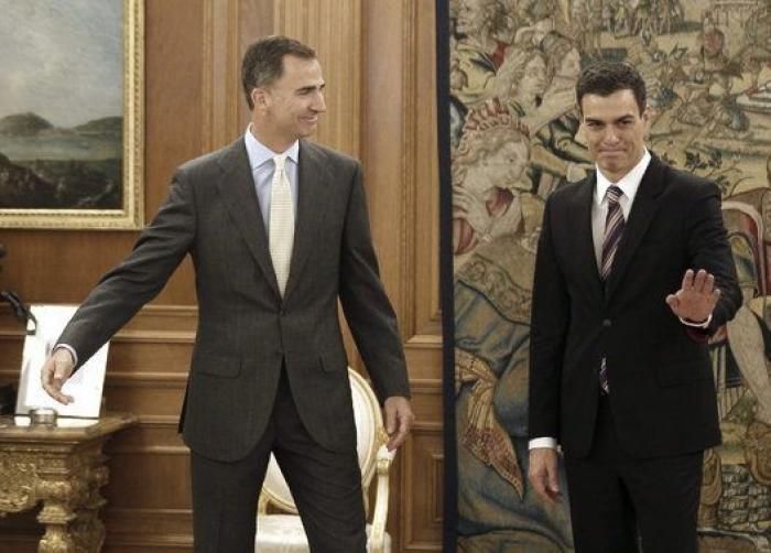 Pedro Sánchez, recibido por el rey Felipe VI: "Una agenda muy apretada, pero merece la pena"