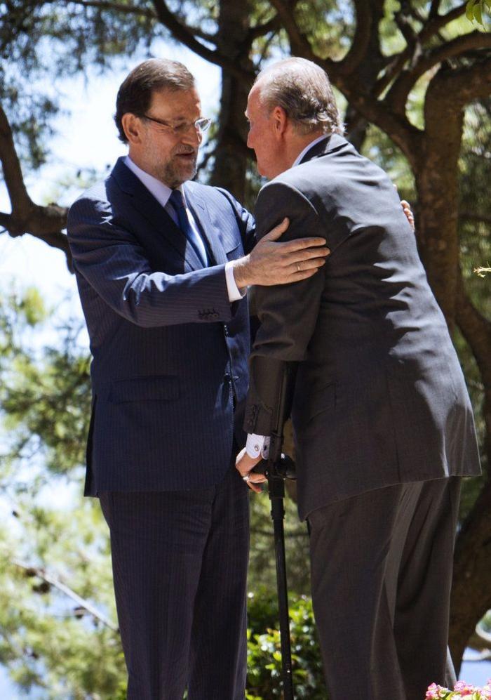 El rey y Rajoy se ven en Marivent