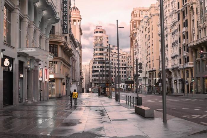 La verdad sobre la impresionante foto del 'skyline' de Madrid sin contaminación que no para de circular en redes sociales