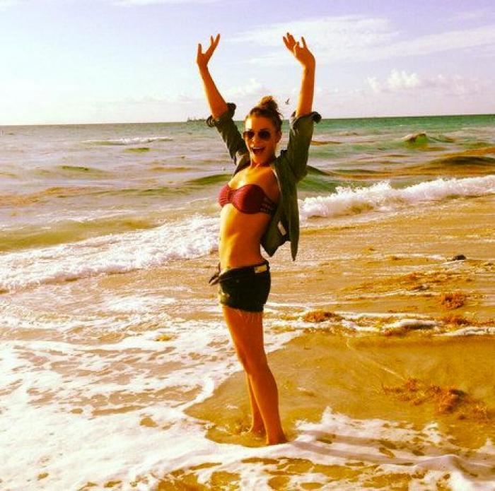 Heidi Klum bordea las normas de Instagram con una foto en topless