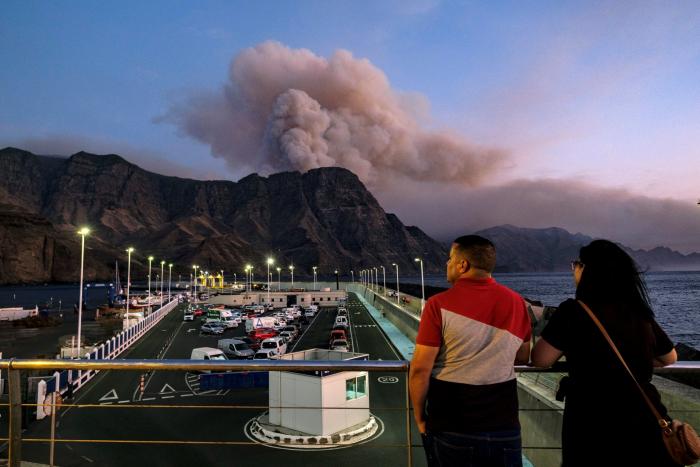 Las imágenes de la catástrofe ambiental de Canarias