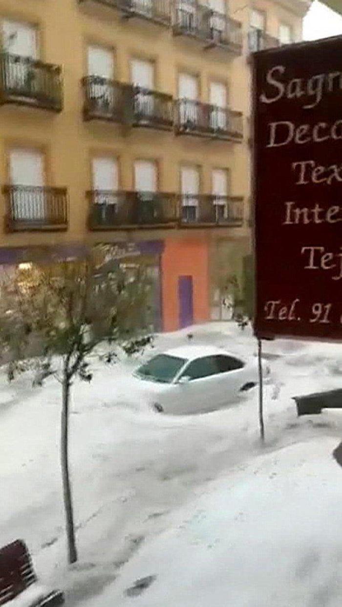 Las imágenes de la tormenta en Madrid