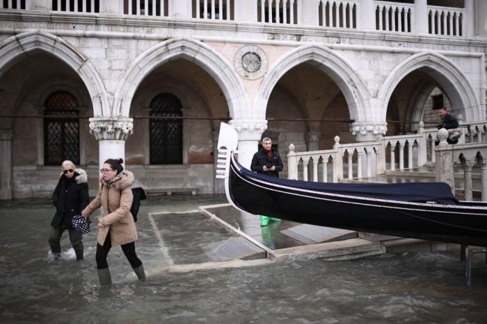 El Gobierno italiano declara el estado de emergencia en Venecia