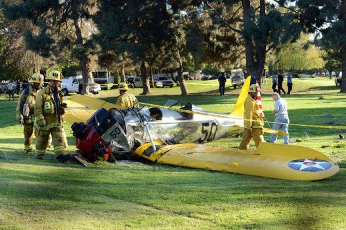 Sale a la luz el vídeo del incidente áereo de Harrison Ford