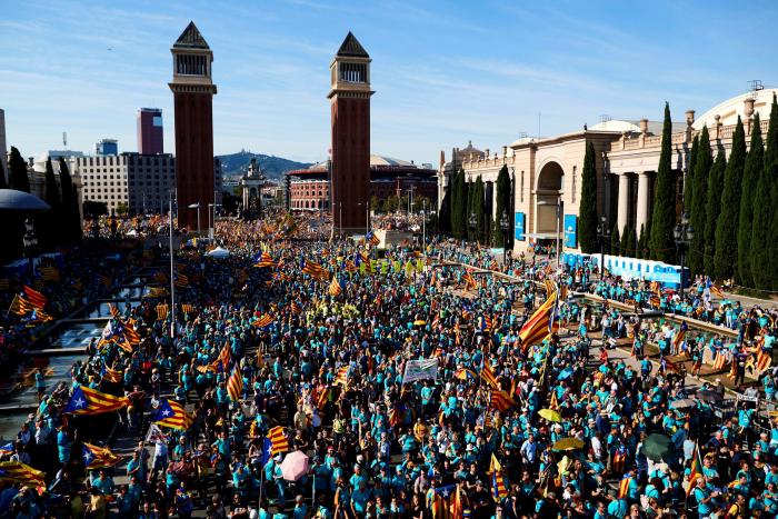 El independentismo resta importancia a la baja participación en la Diada: "La movilización en Cataluña es extraordinaria"