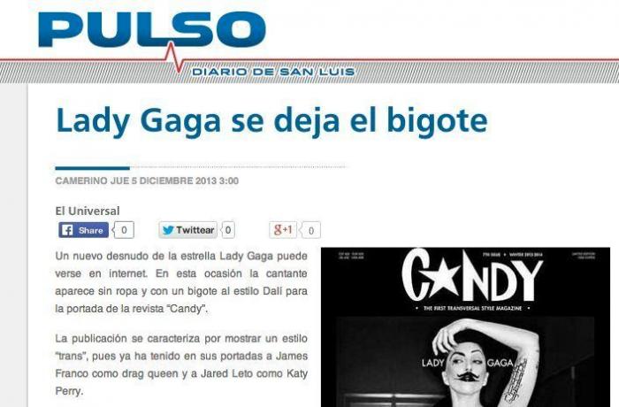 Lady Gaga: desnudo integral y titulares absurdos (FOTO)