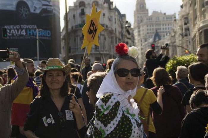 Todas las fotos del quinto aniversario del 15M en Madrid