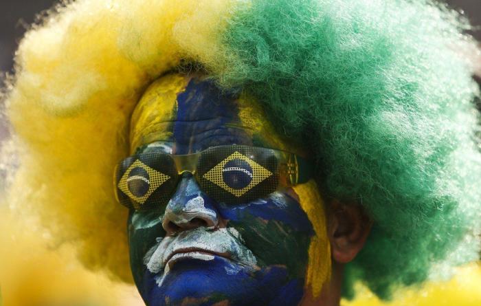 37 rostros pintados con los colores del Mundial (FOTOS)