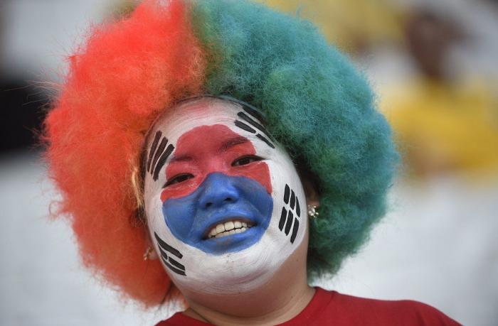 37 rostros pintados con los colores del Mundial (FOTOS)
