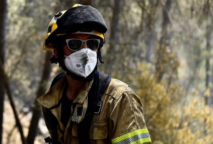Fallece un brigadista que trabajaba en la extinción del incendio forestal de Losacio (Zamora)