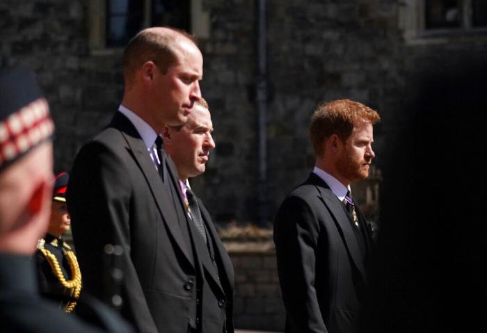 La escenita que las cámaras de televisión no han mostrado en el funeral del Duque de Edimburgo