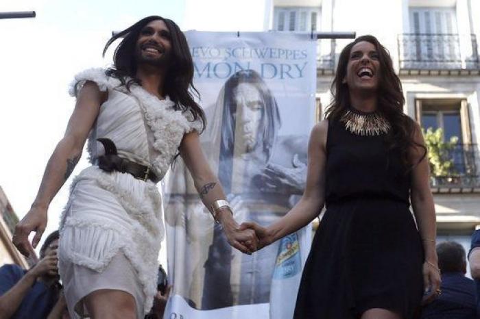 Conchita Wurst inaugura las Fiestas del Orgullo Gay 2014 en Madrid (FOTOS)