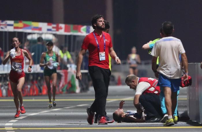 La maratón del Mundial de Atletismo de Doha termina con el peor tiempo de la historia por el calor