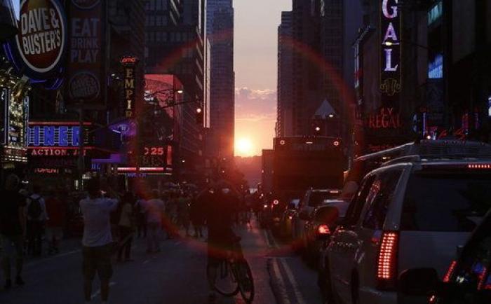 Manhattanhenge: la fascinante alineación solar con las calles de Manhattan (FOTOS)