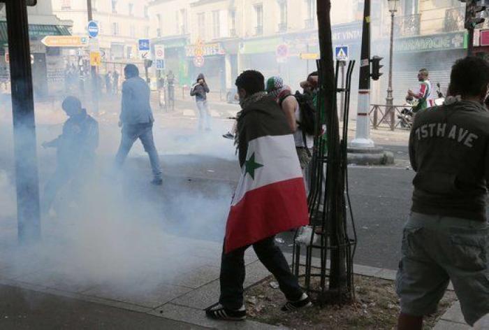 Disturbios en París tras una manifestación pro-palestina que había sido prohibida (FOTOS)