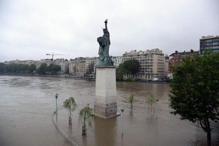 París inundado y en alerta por la crecida del Sena (FOTOS)