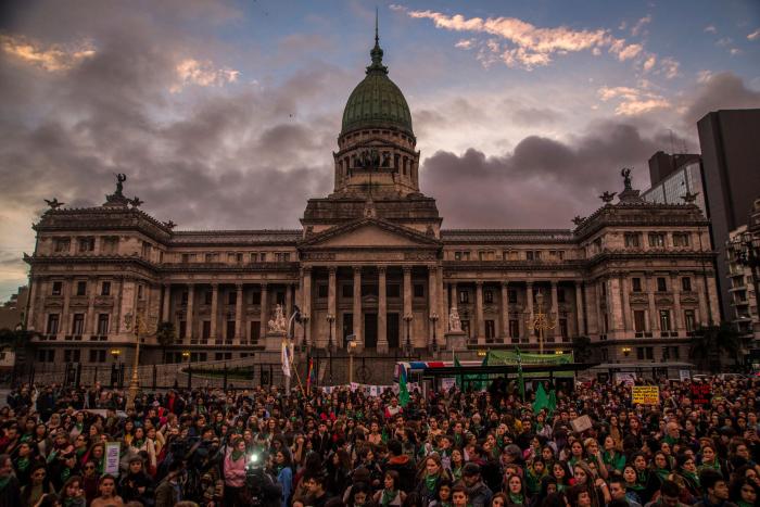 Las poderosas fotos del grito de las argentinas a favor de un aborto seguro y legal