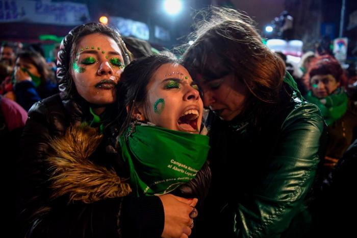 Las poderosas fotos del grito de las argentinas a favor de un aborto seguro y legal
