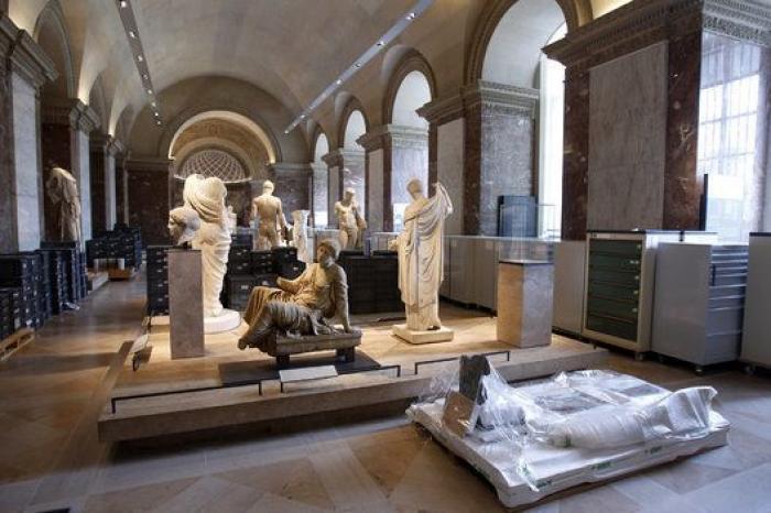 El Louvre y el Museo de Orsay ponen a salvo algunas de sus obras ante la subida del Sena en París (FOTOS)