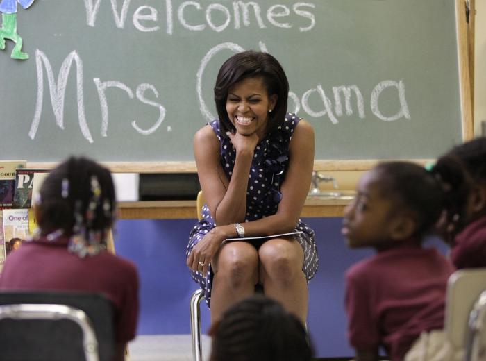 La divertida historia de este baile viral entre Michelle Obama y una niña de dos años