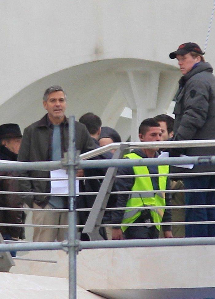 George Clooney ya rueda en Valencia entre edificios de Calatrava (FOTOS)