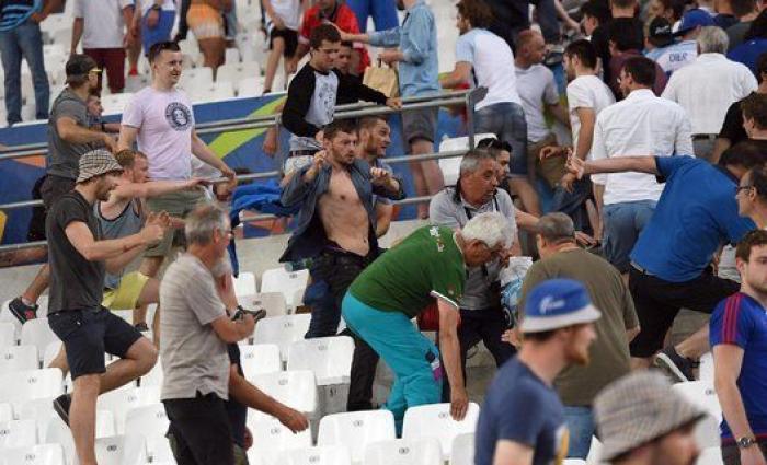La UEFA investiga a Rusia por los incidentes en Marsella