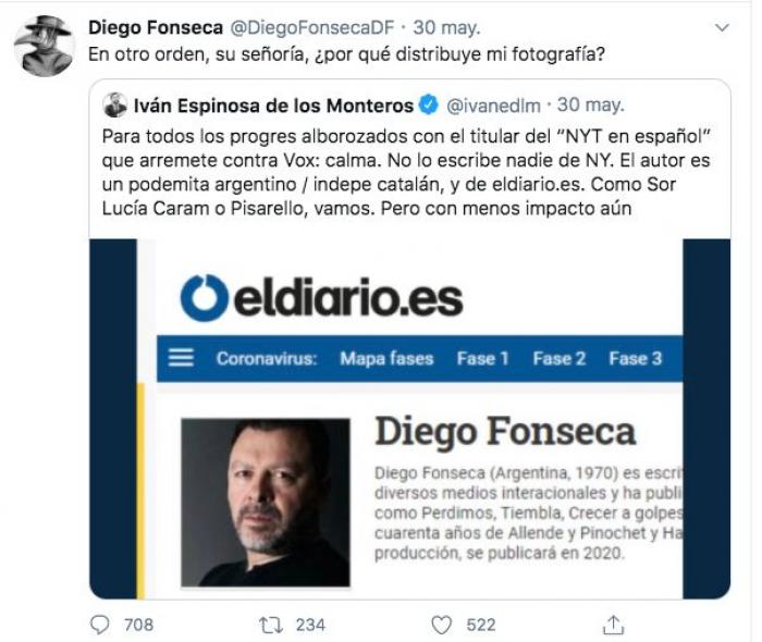 Los dos insultos que Pablo Iglesias ha leído sobre Vicente Vallés: "No me puedo identificar con eso"