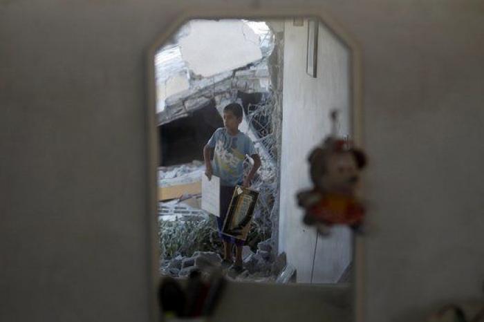 Tres palestinos muertos, dos de ellos menores, en los ataques de madrugada en Gaza (FOTOS)