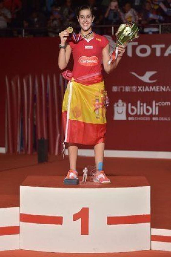 Carolina Marín hace historia y logra su tercer Mundial de bádminton
