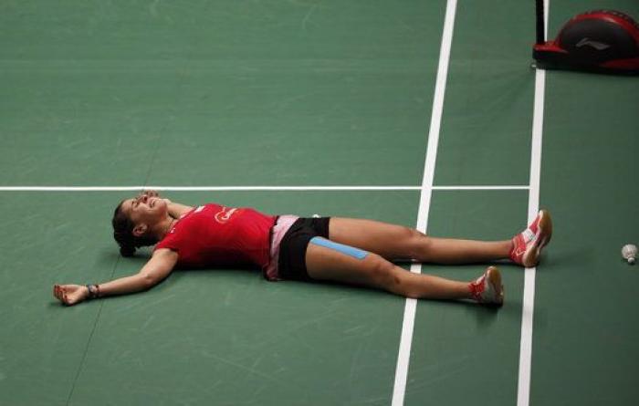 El llanto sin consuelo de Carolina Marín tras lesionarse la rodilla en la final del Masters de Indonesia