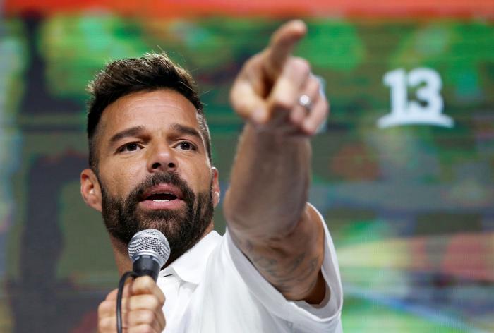 Ricky Martin: "Es una locura que Trump no pida usar mascarillas"