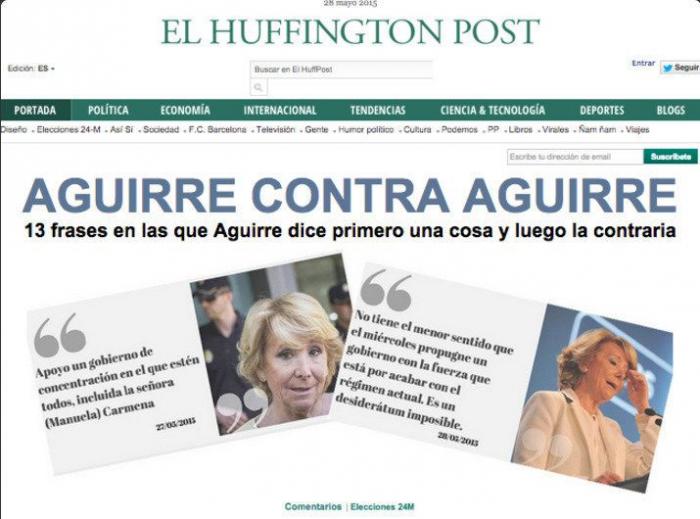Los beneficiados y perjudicados de la dimisión de Aguirre
