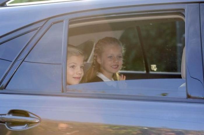 La princesa Leonor y la infanta Sofía vuelven al colegio: las fotos del primer día de clase