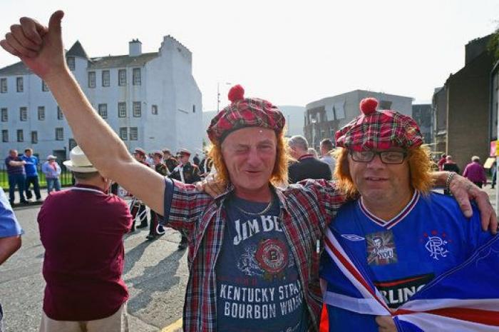 Protestantes radicales marchan contra la independencia de Escocia (FOTOS)