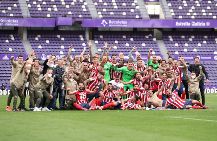 Las imágenes de la celebración del Atlético tras ser campeón de liga