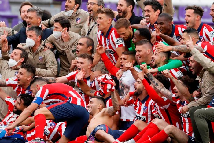 Las imágenes de la celebración del Atlético tras ser campeón de liga