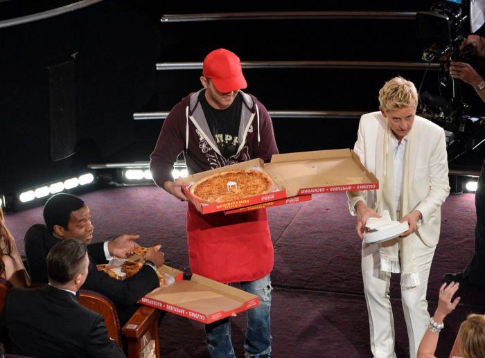 El pizzero de los Oscar se llevó una propina de 1.000 dólares