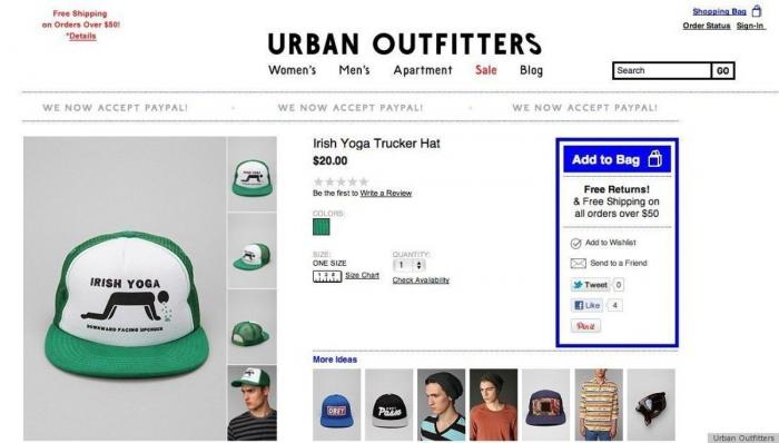 Urban Outfitters crea la camiseta más absurda del mundo (y luego la retira)