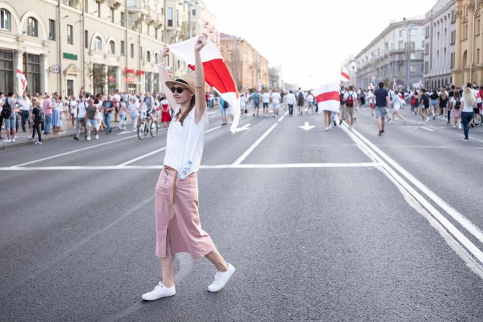 Bielorrusia, donde las mujeres se ponen en pie