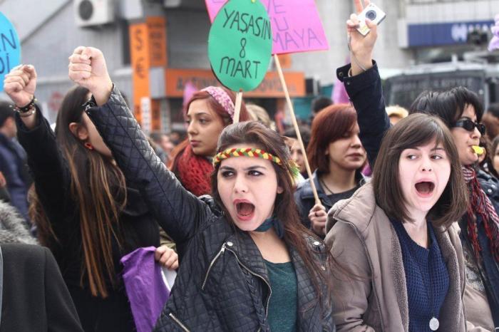 Protestas en todo el mundo para conmemorar el Día Internacional de la Mujer (FOTOS)