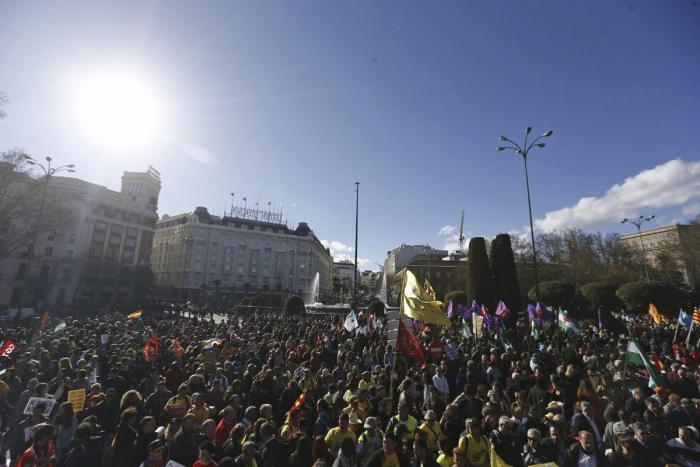 Marchas de la Dignidad del 22M: Decenas de miles de personas inundan Madrid contra los recortes