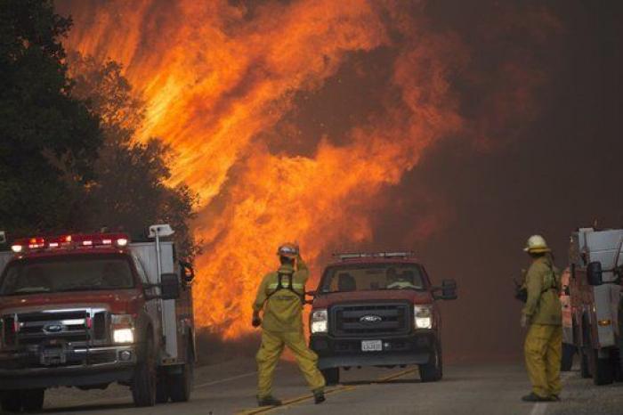 Las impresionantes imágenes del 'Incendio de Arena' en California