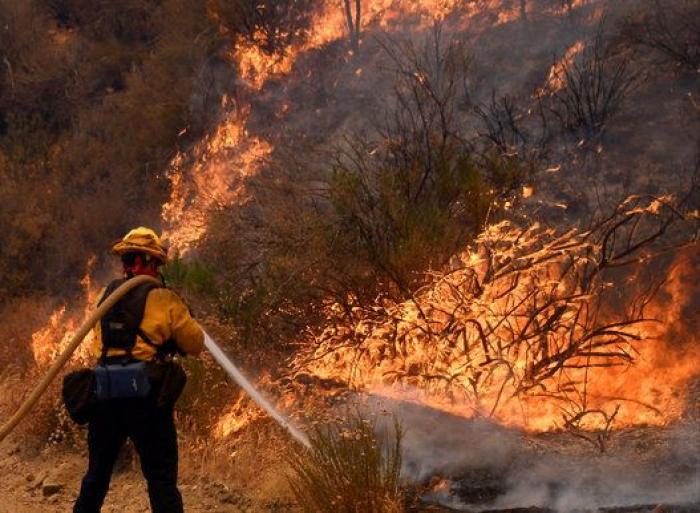 Las impresionantes imágenes del 'Incendio de Arena' en California