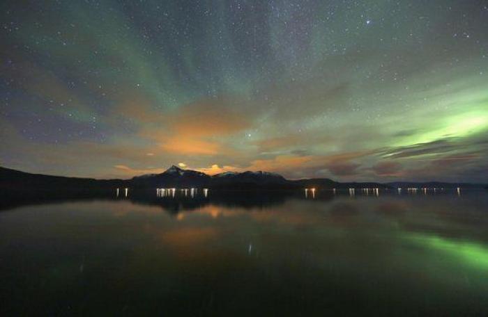 Auroras boreales en Noruega: así es el espectáculo que tiñe el cielo de verde (FOTOS)