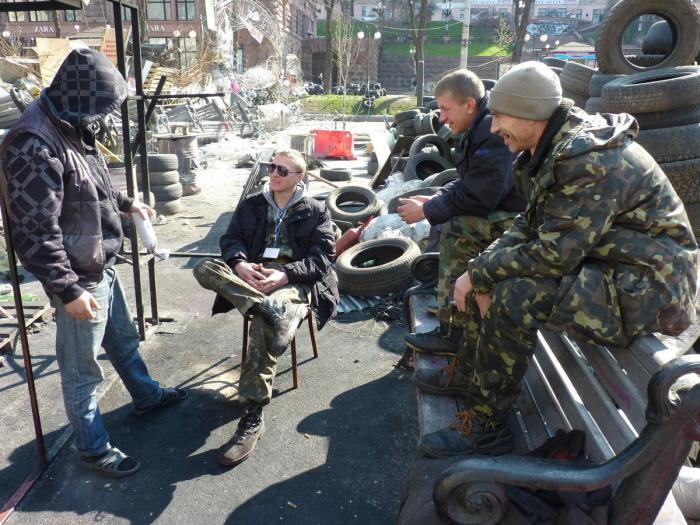 Días uniformados en Kiev