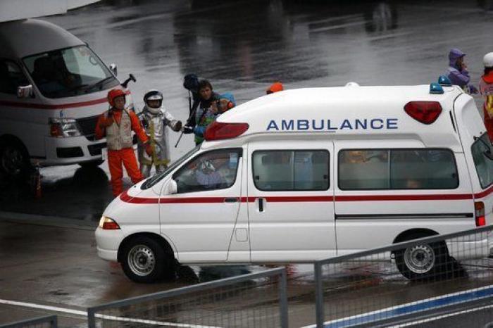 Jules Bianchi, trasladado inconsciente al hospital tras un accidente de Fórmula 1