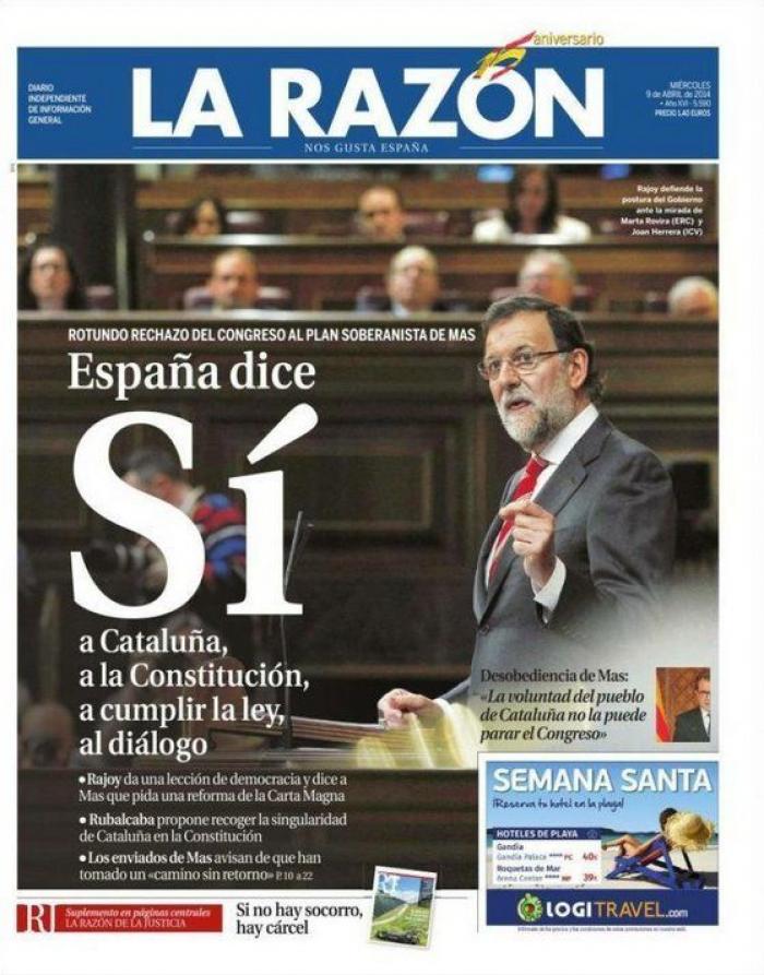 Del "España dice Sí" a la "oportunidad perdida": la consulta en las portadas